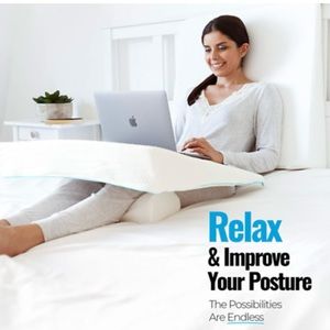 Relax Support RS6 Wedge Pillow Whole Memory Foam 3-in-1 Technology